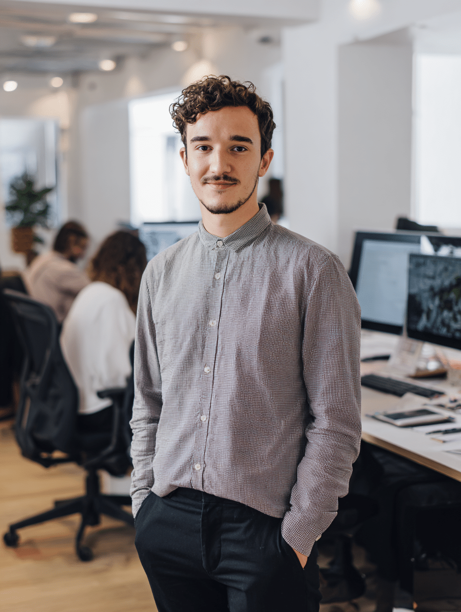 Leander ist vom Schwerpunkt Arbeitspsychologie und Digitalisierung begeistert